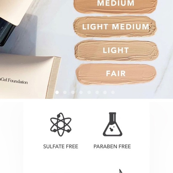 Doll 10 cosmetic bundle. Lip stick, cream blush, foundation, makeup sponge - Picture 4 of 9